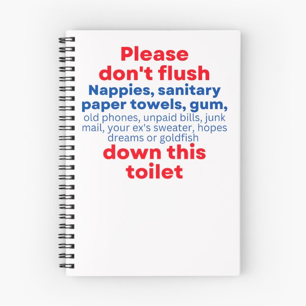 Item preview, Funny Toilet Rules designed and sold by Click-Like.