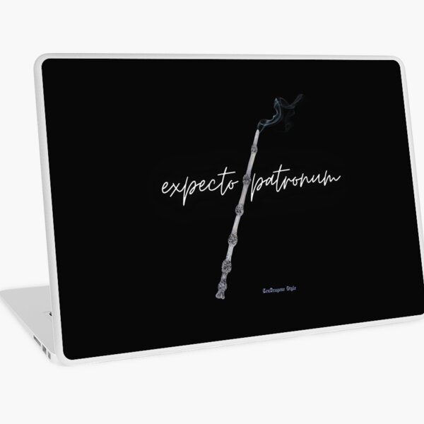 Sort expecto patronum Skin adhésive d'ordinateur