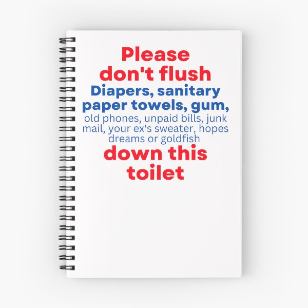 Item preview, Funny Toilet Rules designed and sold by Click-Like.