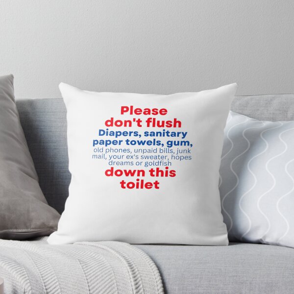 Item preview, Funny Toilet Rules designed and sold by Click-Like.