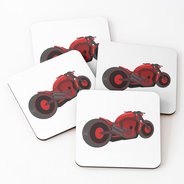 Item preview, Custom motorcycle red simple style designed and sold by MotorcycleLove.