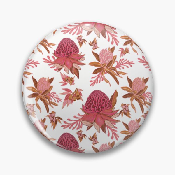 Item preview, Australian Natives Botanical Seamless Pattern designed and sold by Tracey  Bartlett.
