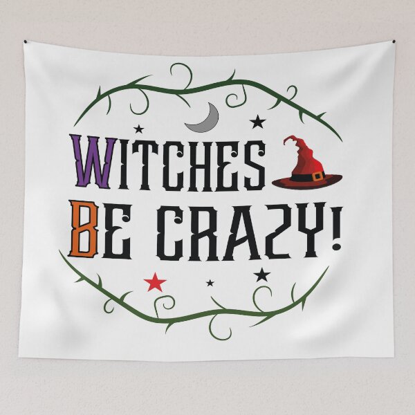 Item preview, halloween, witches be crazy designed and sold by azircollection.