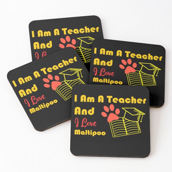 Item preview, i am a teacher and i love American Maltipoo designed and sold by Jadir.