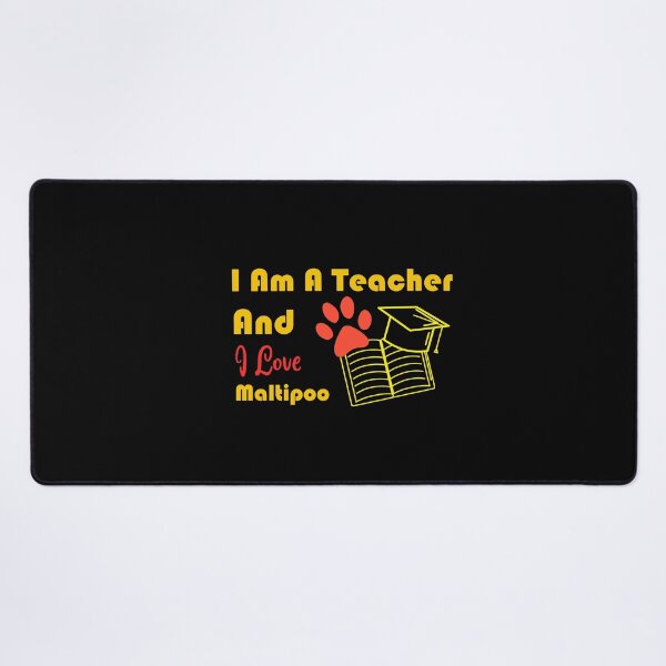 Item preview, i am a teacher and i love American Maltipoo designed and sold by Jadir.