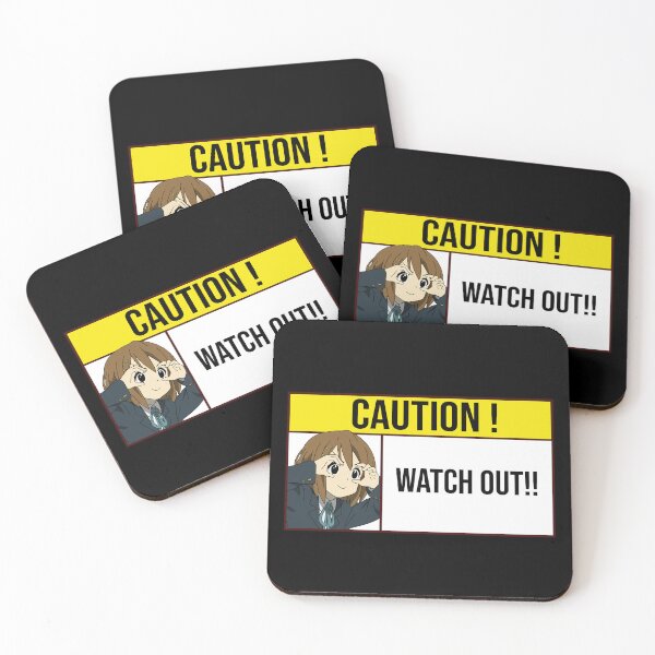 Item preview, watch out caution sign cute yui hirasawa designed and sold by Semzig.