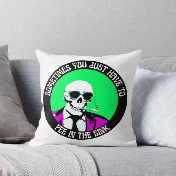 Item preview, Sometimes You Have To Pee In The Sink Pop Art Skull designed and sold by PVSKI.