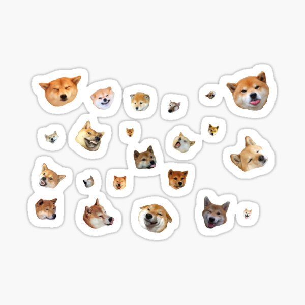 Shiba Inu Stickies! Sticker