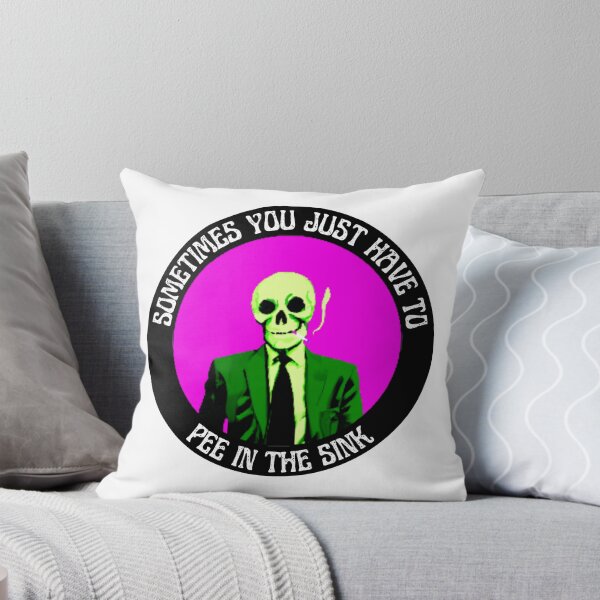 Item preview, Sometimes You Have To Pee In The Sink Pop Art Skull designed and sold by PVSKI.