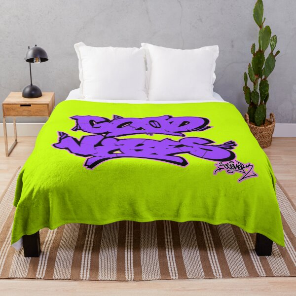 Item preview, PURPLE GOOD VIBES BY ESONE URBAN GRAFFITI STREET STYLE designed and sold by GraffitiBomberZ.