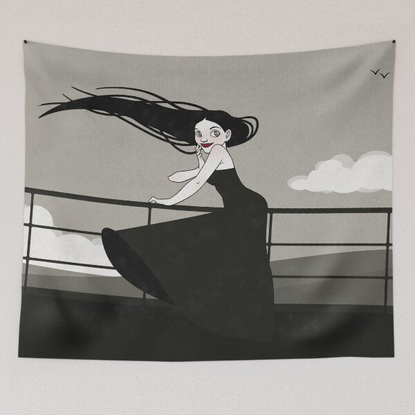 Item preview, Seascape / Titanic: coquetry on the railing designed and sold by Iris Luckhaus.