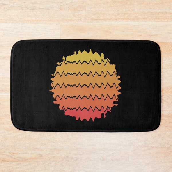 Item preview, Retro Sunset Abstract Art with Distorted Wavy Lines - Fun Sun Aesthetic 1 of 4 designed and sold by Beachy.