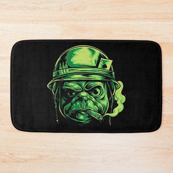 Item preview, Military Pug designed and sold by DesignAndTales.