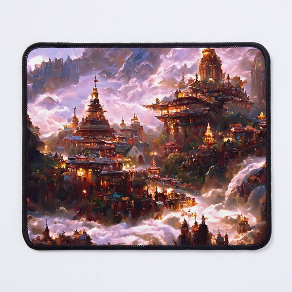 Item preview, Misty mountain view of Shangri-La designed and sold by lostcauseblue.