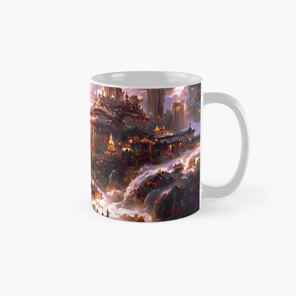 Item preview, Misty mountain view of Shangri-La designed and sold by lostcauseblue.