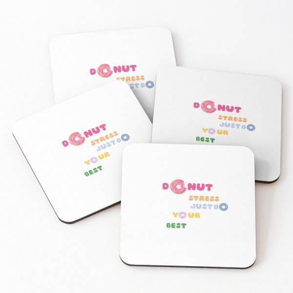 Item preview, donut stress just do your best,Food designed and sold by FLOWER--ART.