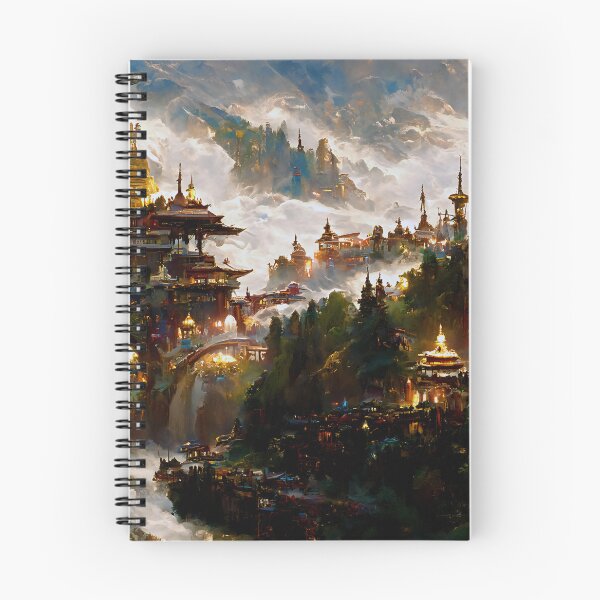 Item preview, Misty mountains of Shangri-La designed and sold by lostcauseblue.