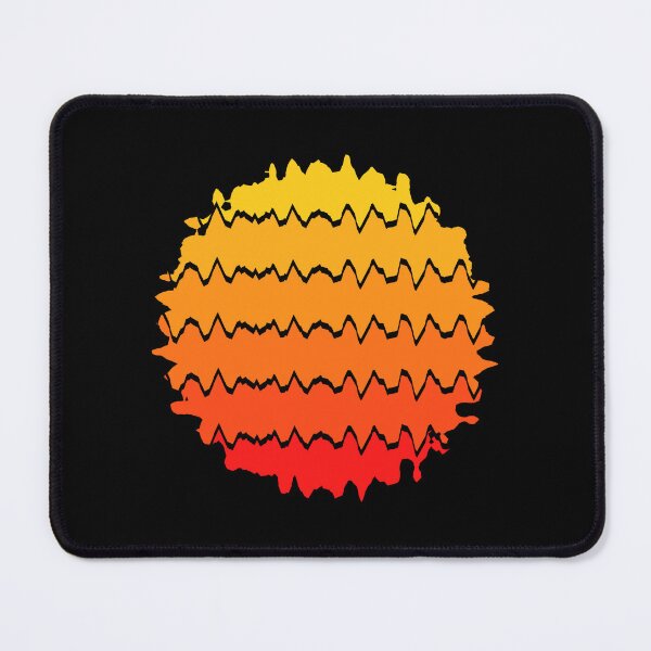 Item preview, Retro Sunset Abstract Art with Distorted Wavy Lines - Fun Sun Aesthetic 2 of 4 designed and sold by Beachy.