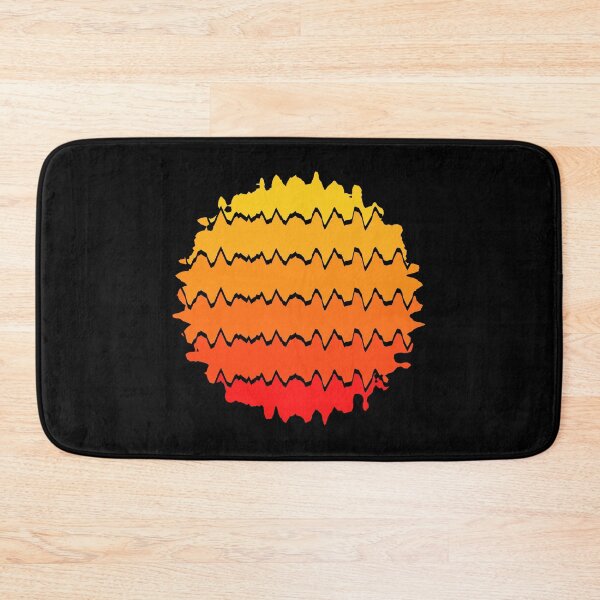 Item preview, Retro Sunset Abstract Art with Distorted Wavy Lines - Fun Sun Aesthetic 2 of 4 designed and sold by Beachy.