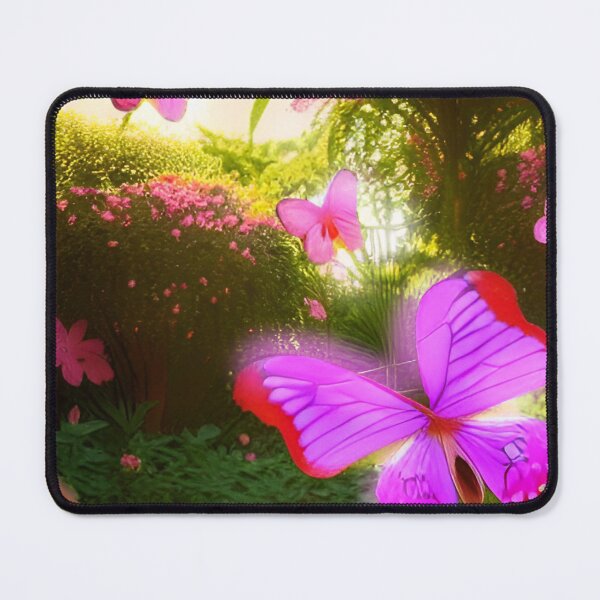 Item preview, butterfly garden designed and sold by InkDropFalls.