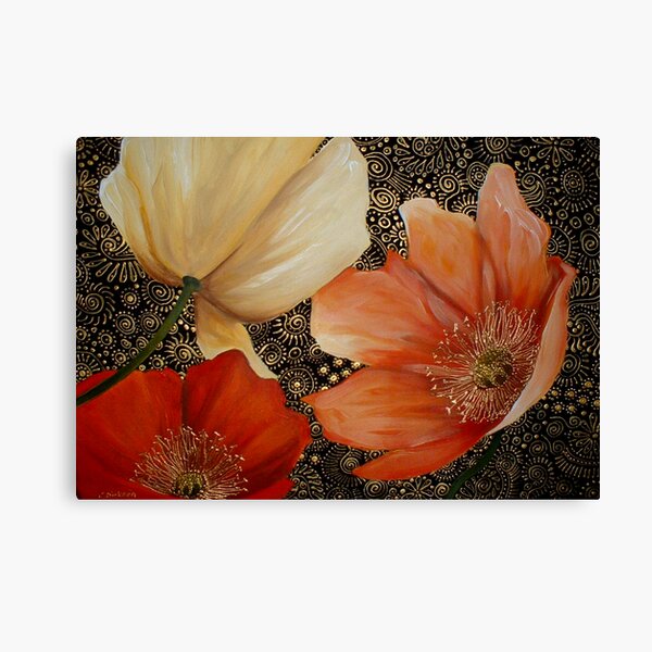 Poppy Trio Canvas Print