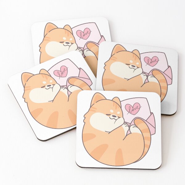 Item preview, Sleeping Chubby Orange Cat Love Letter designed and sold by XEENYEE.