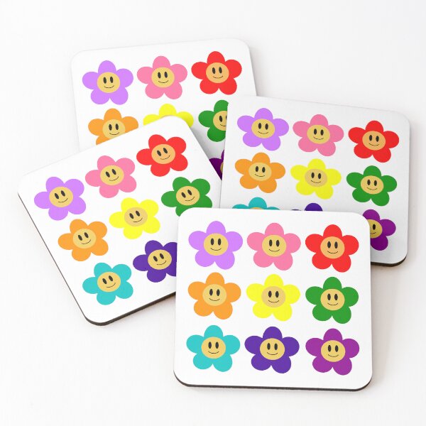 Item preview, 9 Rainbow Pride Color Flowers LGBT  designed and sold by usernamenaijan.