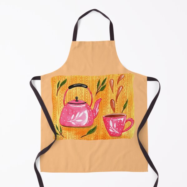 Item preview, Watercolor tea time illustration drawing designed and sold by pinkyfish1010.