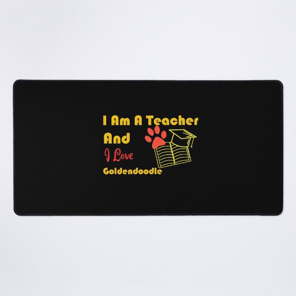 Item preview, i am a teacher and i love Goldendoodle designed and sold by Jadir.