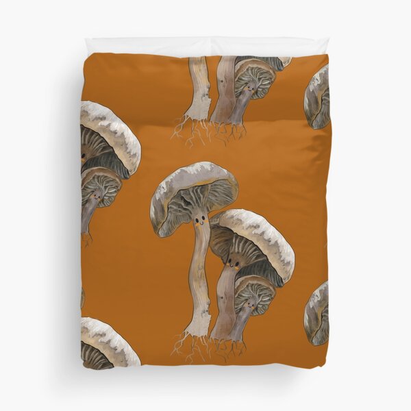 Cute Mushrooms Duvet Cover
