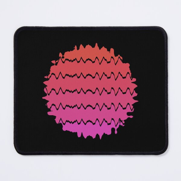 Item preview, Retro Sunset Abstract Art with Distorted Wavy Lines - Fun Sun Aesthetic 3 of 4 designed and sold by Beachy.