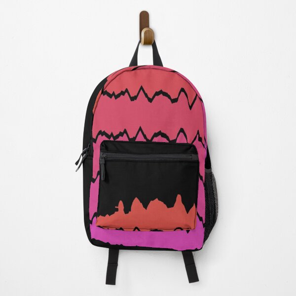 Item preview, Retro Sunset Abstract Art with Distorted Wavy Lines - Fun Sun Aesthetic 3 of 4 designed and sold by Beachy.