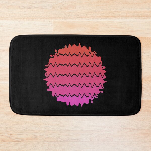 Item preview, Retro Sunset Abstract Art with Distorted Wavy Lines - Fun Sun Aesthetic 3 of 4 designed and sold by Beachy.