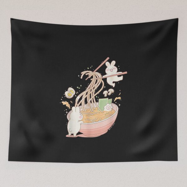 Item preview, Bunny Rabbit Ramen Noodle Soup designed and sold by saohoa2584.