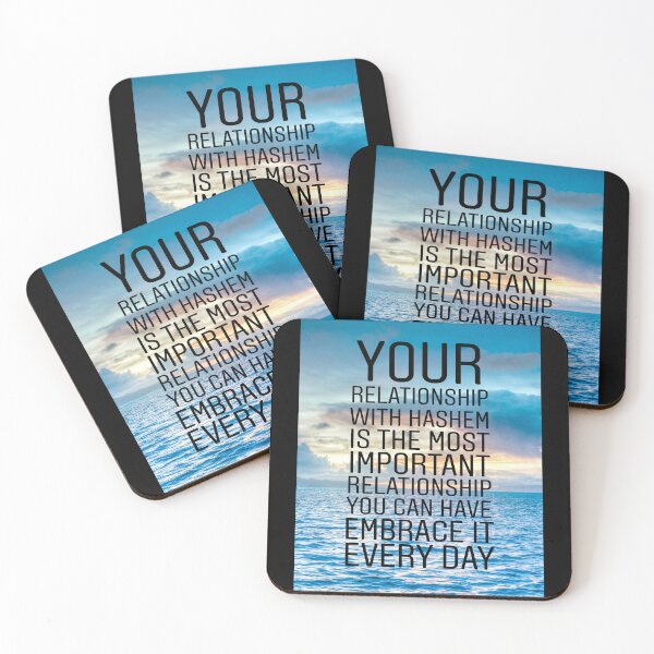 Item preview, Your relationship with Hashem is the most important relationship you can have embrace it everyday designed and sold by Stories To Inspire - Motivational Jewish Quotes.