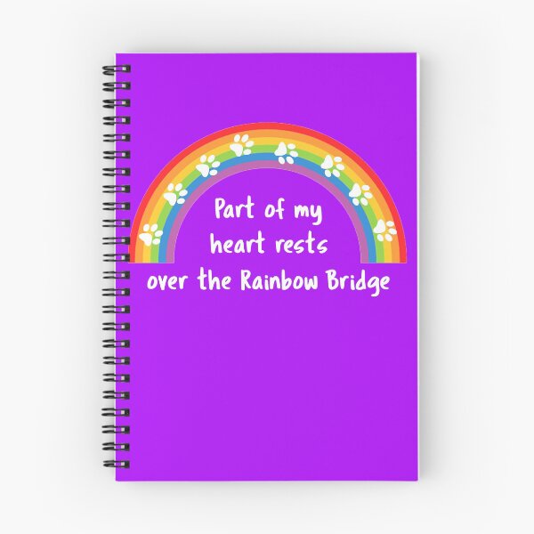 Item preview, Rainbow Bridge - My Heart rests there designed and sold by Just4doglovers.