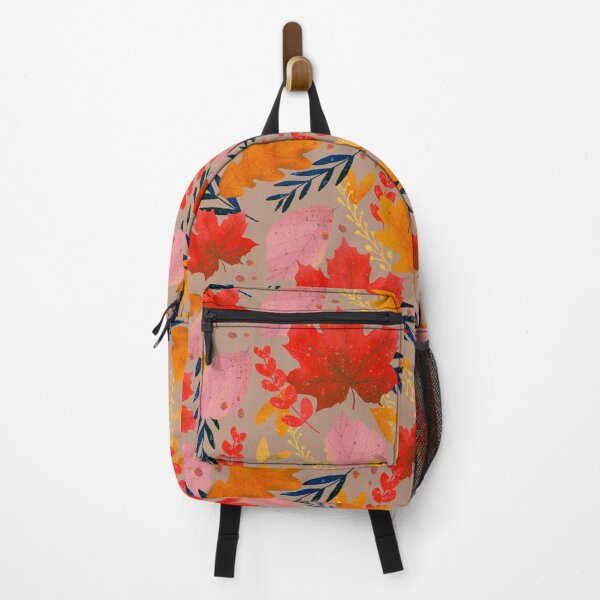 Item preview, Colorful autumn leaves pattern designed and sold by Lenecreates.