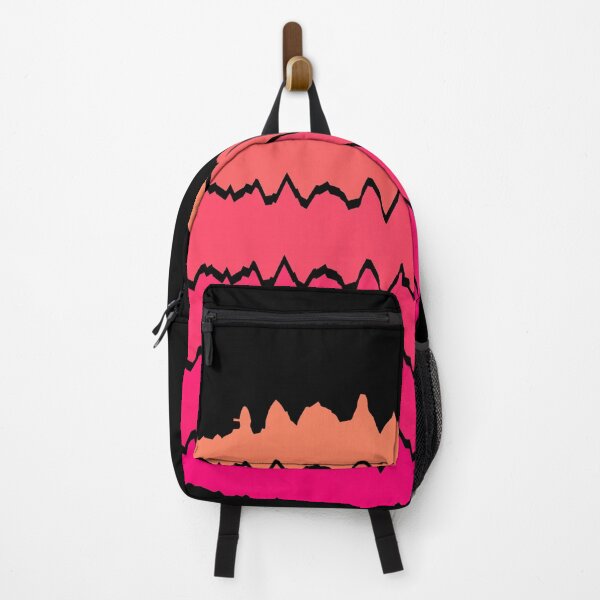 Item preview, Retro Sunset Abstract Art with Distorted Wavy Lines - Fun Sun Aesthetic 4 of 4 designed and sold by Beachy.