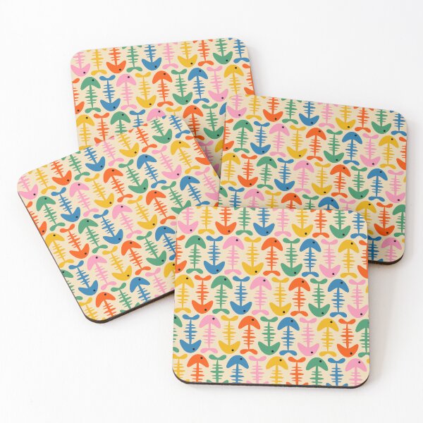 Item preview, Cute Fish Bone Colorful Pattern designed and sold by kierkegaard.