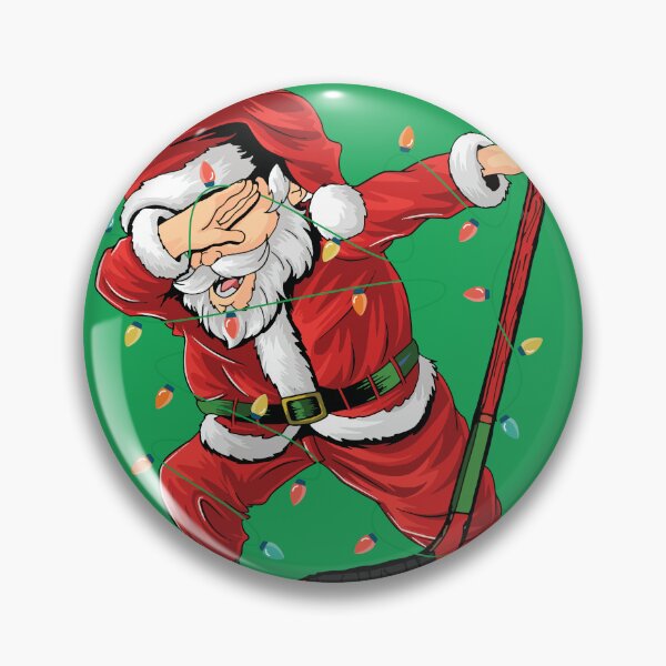 Item preview, Santa Claus Dabbing with christmas lights designed and sold by Mindy Bubble.
