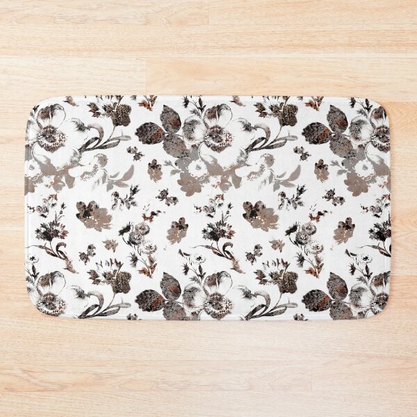 Item preview, Inked Wild Rose in Sepia Pattern designed and sold by Faradawn.