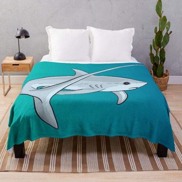 Item preview, Adorable Cute Thresher Shark  designed and sold by Inklingsofgrace.