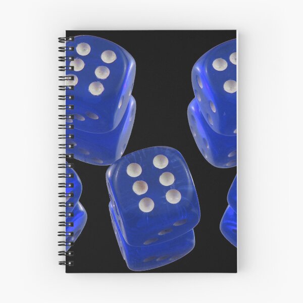 Item preview, Blue Dice on Black designed and sold by rhamm.