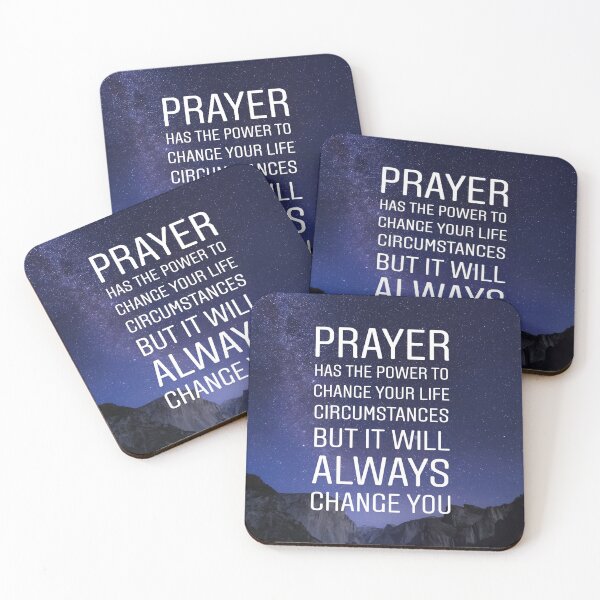 Item preview, Prayer has the power to change your life circumstances but it will always change you designed and sold by Stories To Inspire - Motivational Jewish Quotes.
