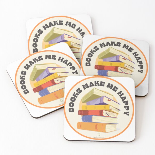 Item preview, Books Make Me Happy designed and sold by looseleafbooks.