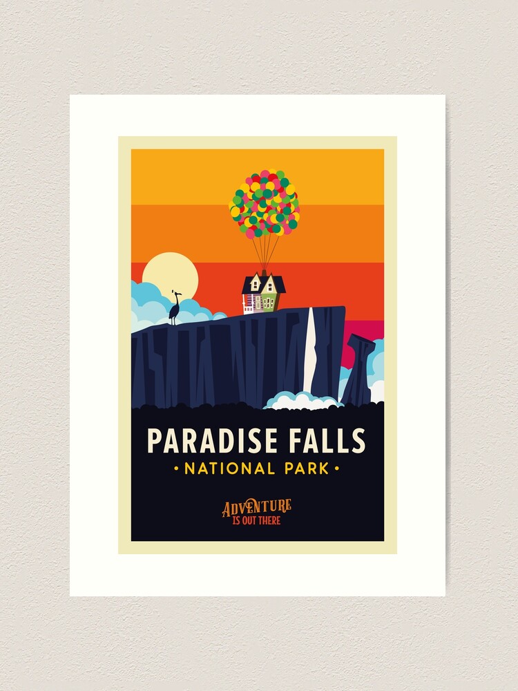 Hotsell UP Paradise Falls Print 16