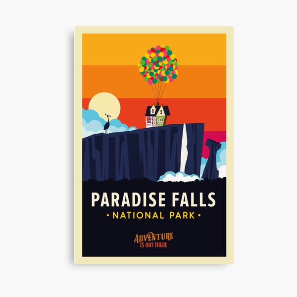 Item preview, Paradise Falls National Park Poster designed and sold by magrodanny.