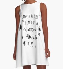 Vestido acampanado Cluster Flies
