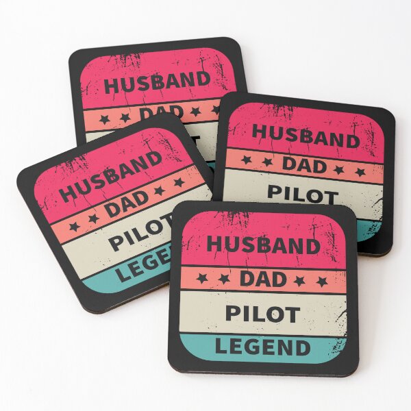 Item preview, Husband, Dad, Pilot, Legend, Funny Pilot Design Appreciation Gift designed and sold by LOGPRO.
