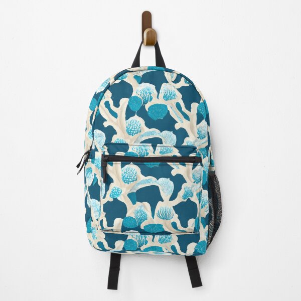 Item preview, Abstract Blue Coral Reef Ocean Floor | Coastal Style Repeating Pattern designed and sold by TMBTM.